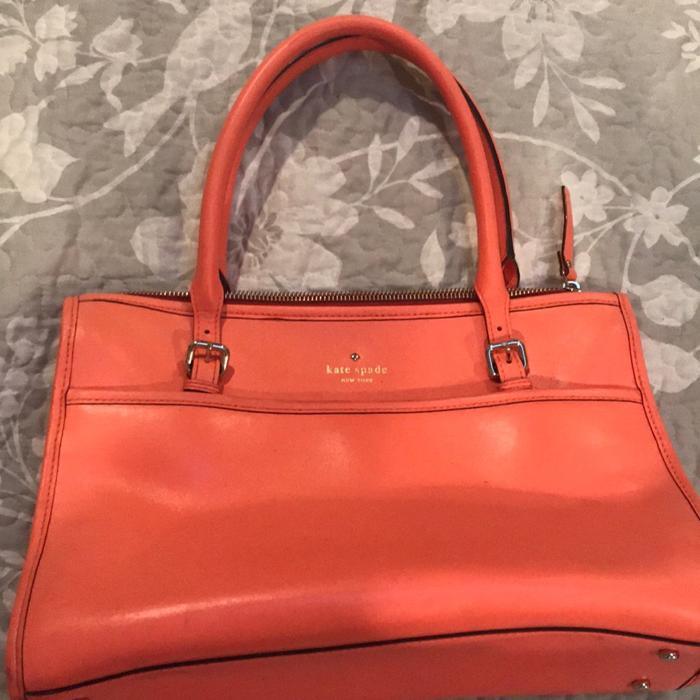 Peach Kate Spade purse